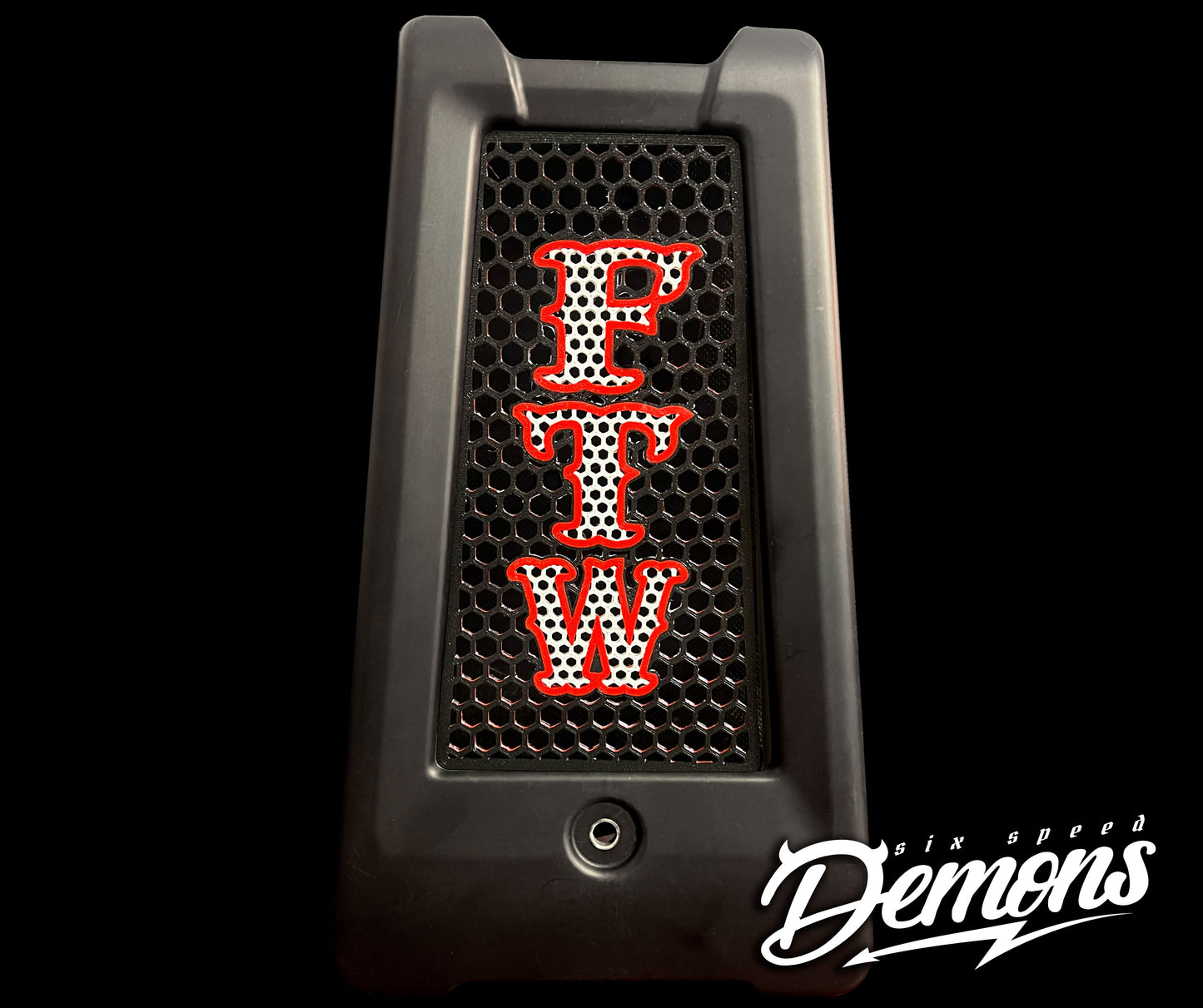 M8 Softail Oil cooler Radiator cover - FTW_2 COLOR