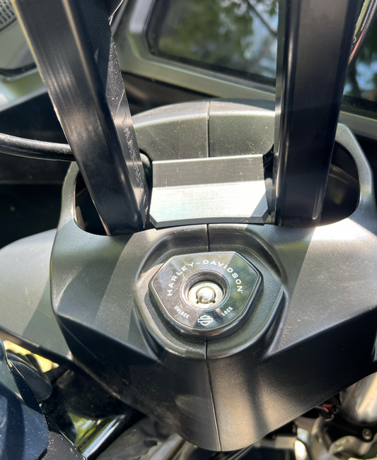 SOLID 23.5+ Road glide Black filler piece - custom filler to fill open hole between riser