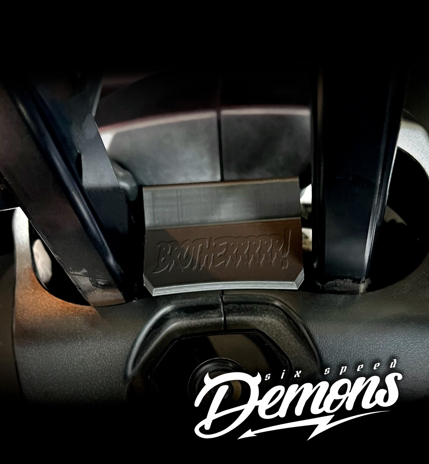 BROTHERRRR! 23.5+ Road glide Black filler piece - custom filler to fill open hole between riser