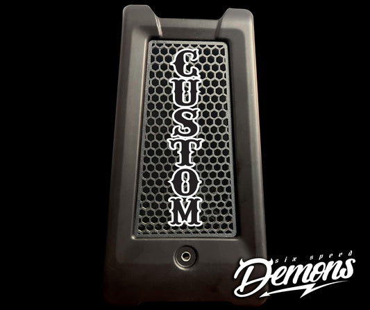 M8 Softail Oil cooler Radiator cover - CUSTOM COVER